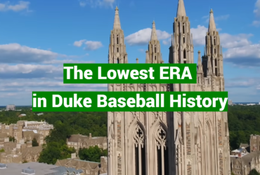 The Lowest ERA in Duke Baseball History