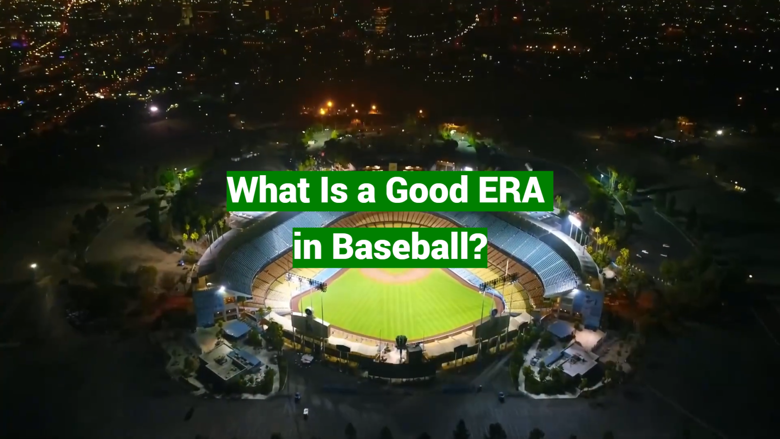 What Is a Good ERA in Baseball?