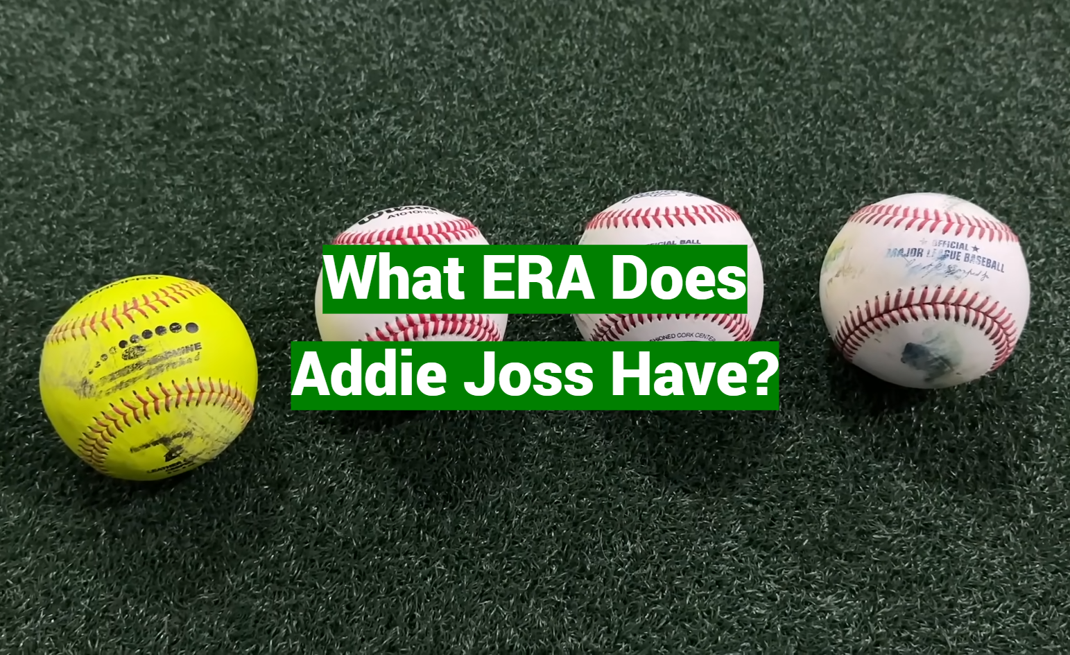 What ERA Does Addie Joss Have?