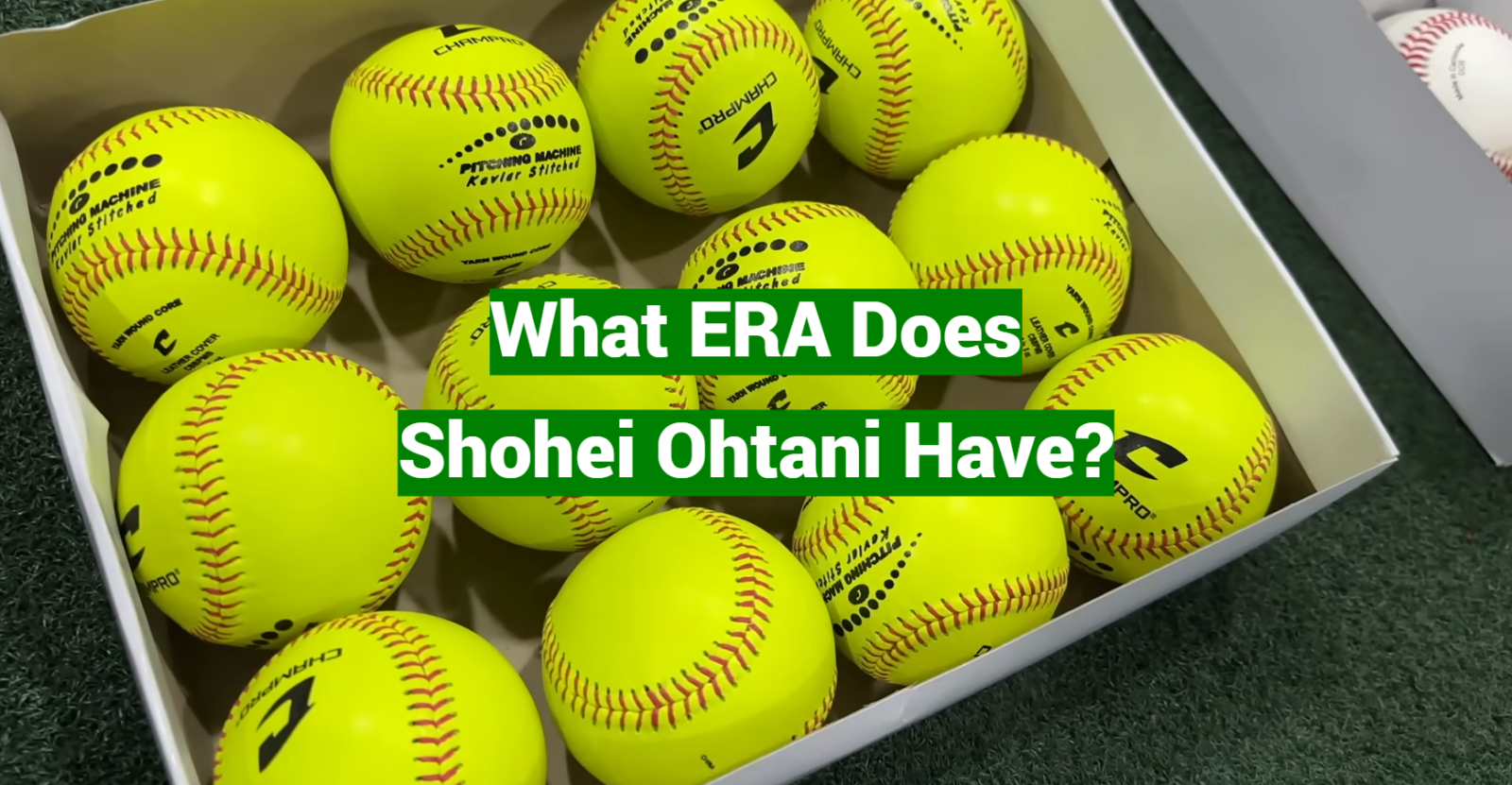 What ERA Does Shohei Ohtani Have?