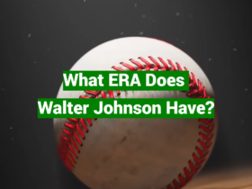 What ERA Does Walter Johnson Have?